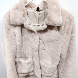 Faux fur jacket